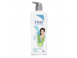 Vivel Body Wash, Mint and Cucumber, 500 ml